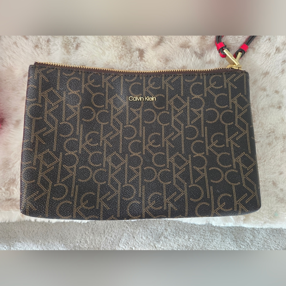 Calvin Klein Monogram Clutch